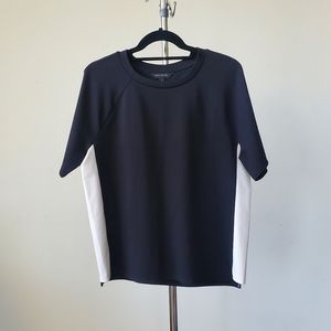 Banana Republic Black Shirt with White Panel